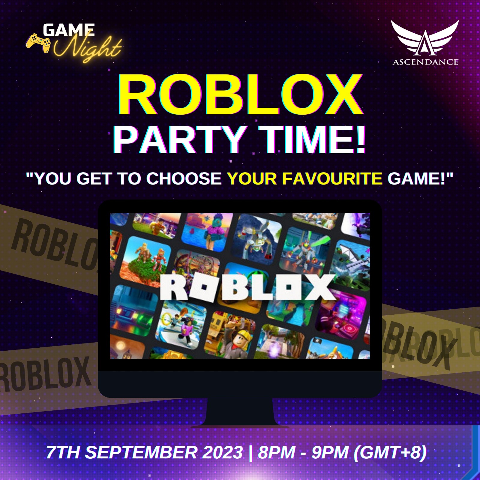 Game Night Roblox Official Poster
